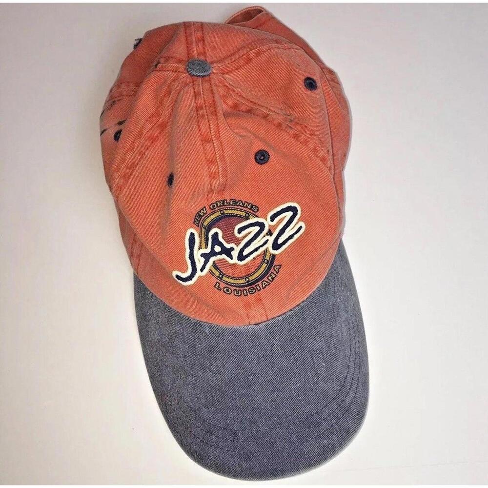 New Orleans Louisiana Jazz Adjustable Baseball Cap Distressed